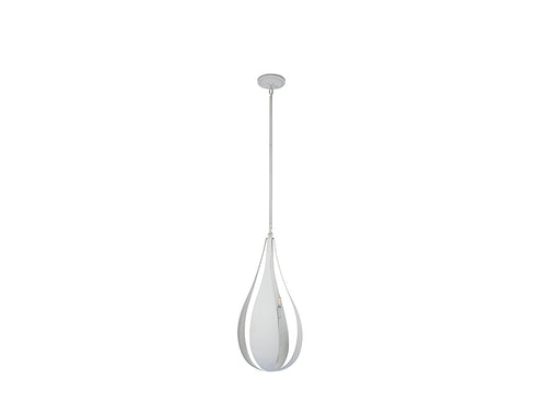 Bali 5-Light Pendant in White Cashmere